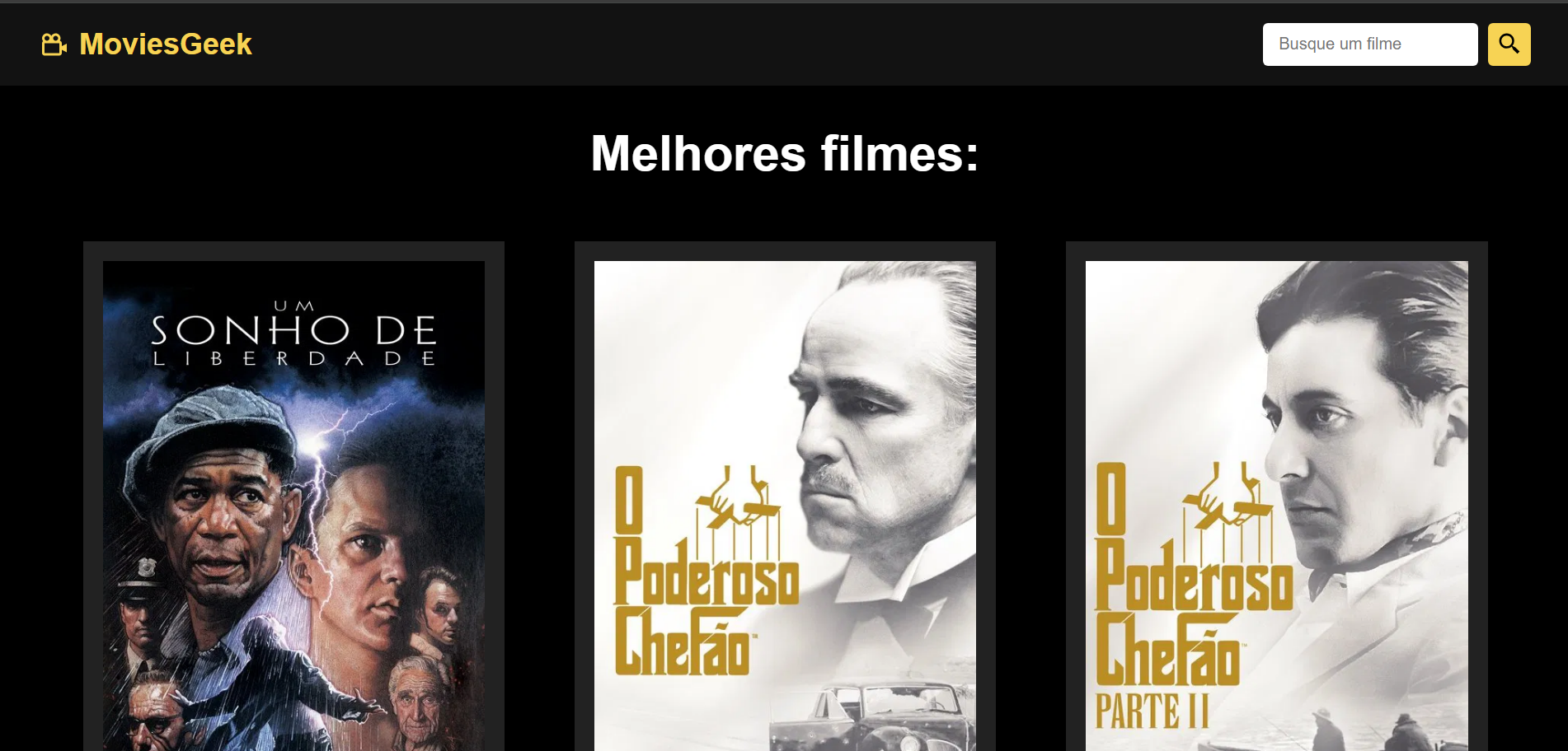 Catálogo digital sobre filmes.