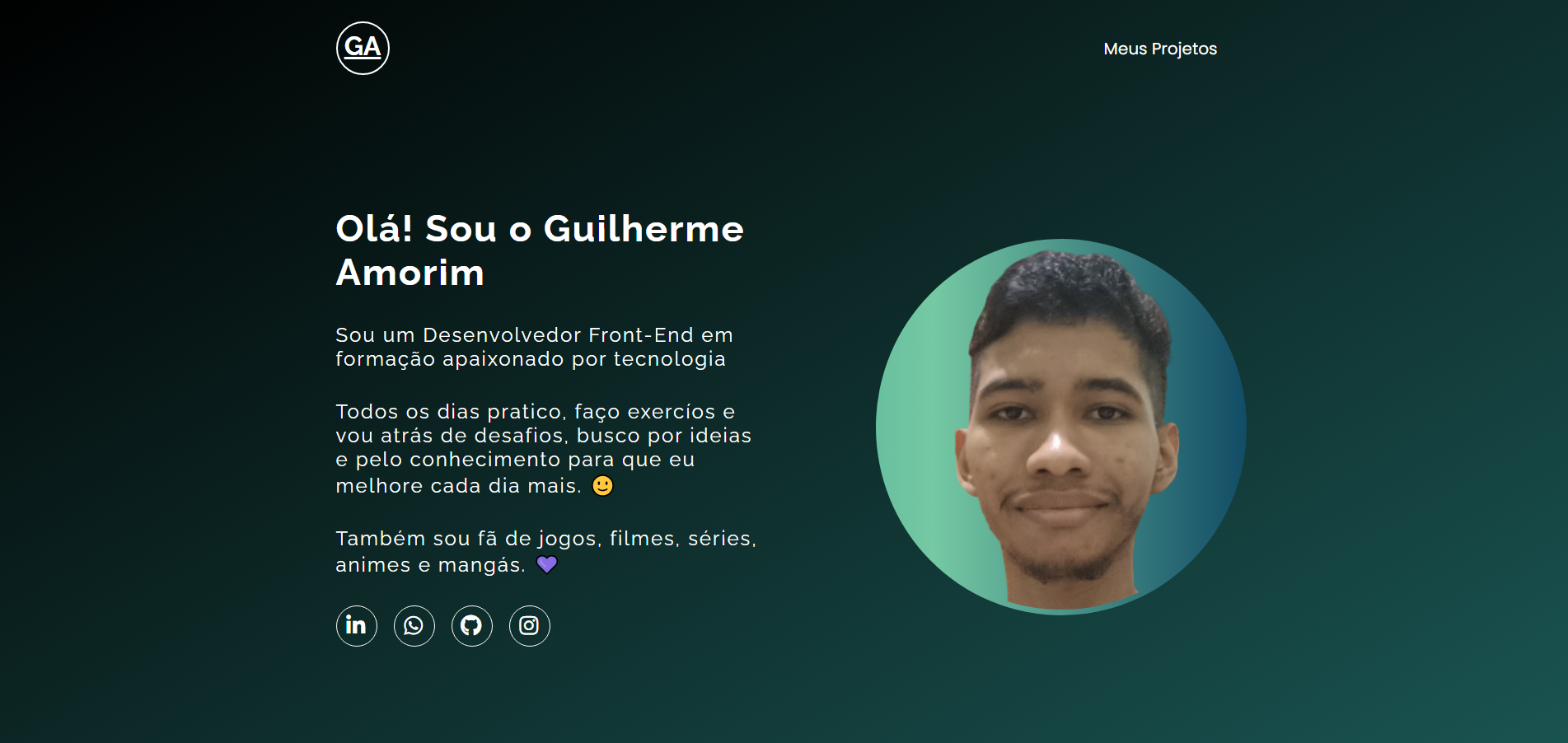 portfólio de trabalho