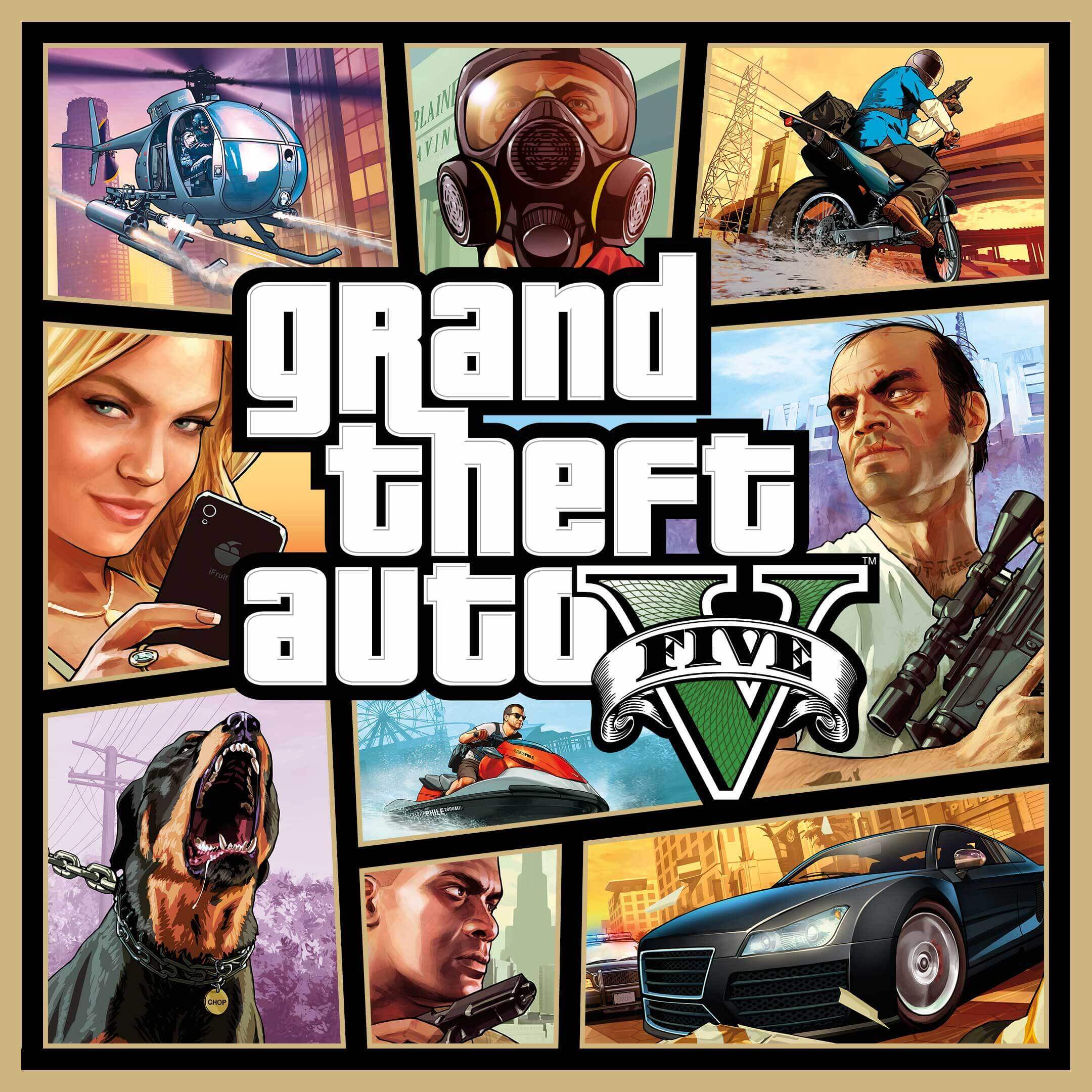 Capa do jogo GTA 5